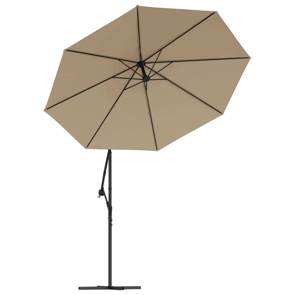 Erstatningsstoff for utkragende paraply taupe 350 cm