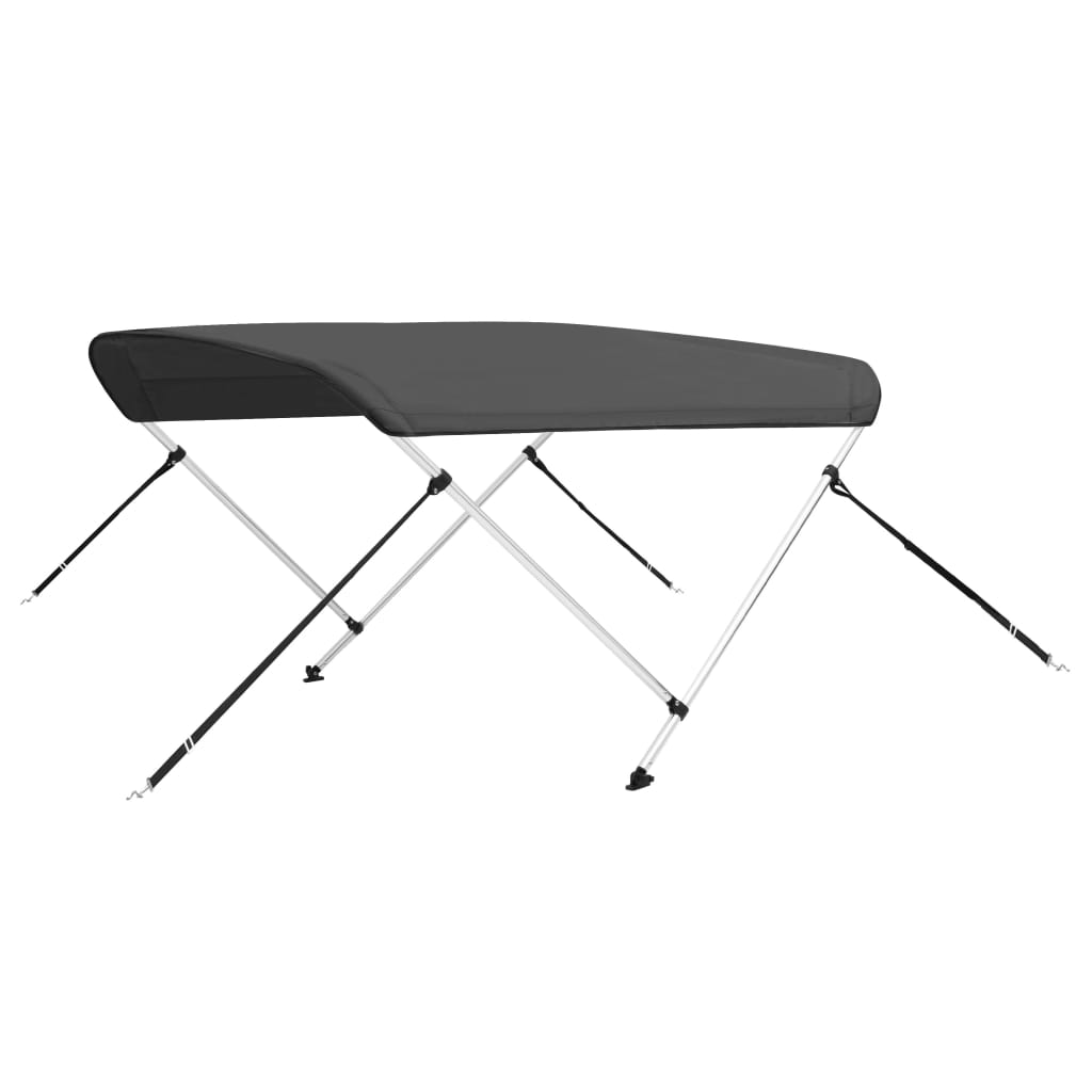 Biminitopp 2-buet antrasitt 180x150x110 cm vidaXL