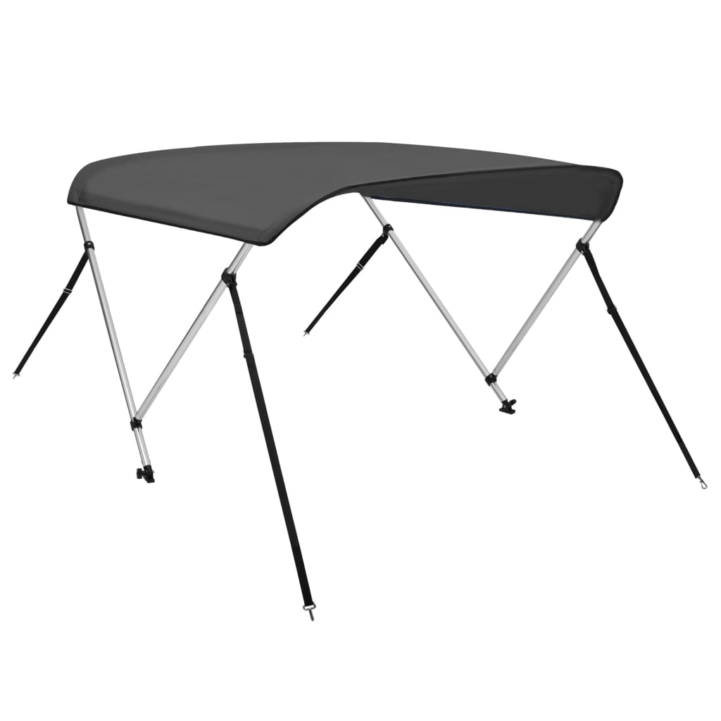 Biminitopp 2-buet antrasitt 180x150x110 cm vidaXL