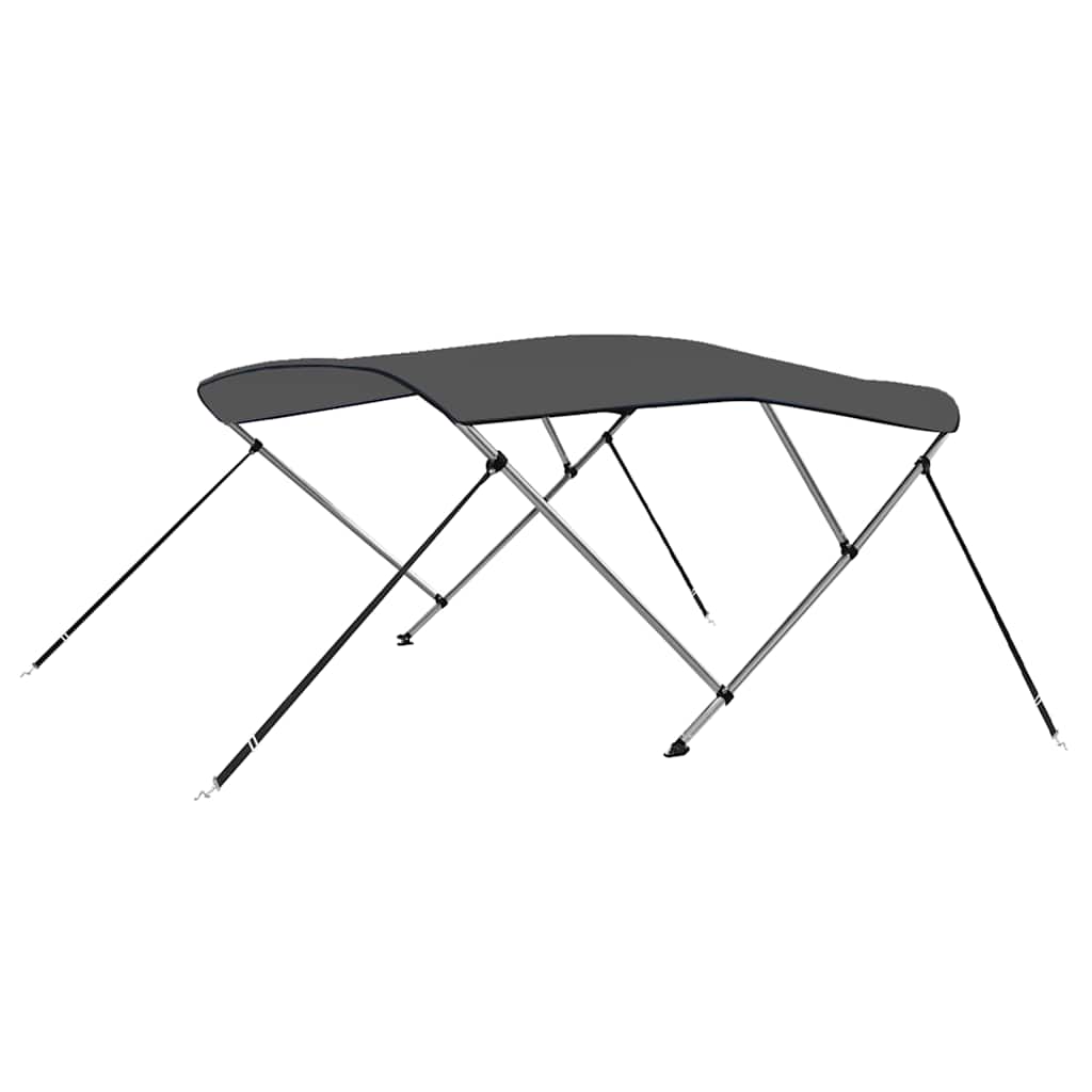 Biminitopp 3-buet antrasitt 183x140x137 cm
