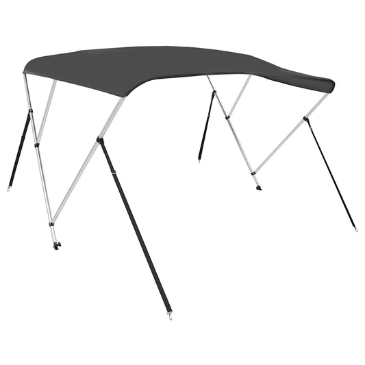 Biminitopp 3-buet antrasitt 183x140x137 cm