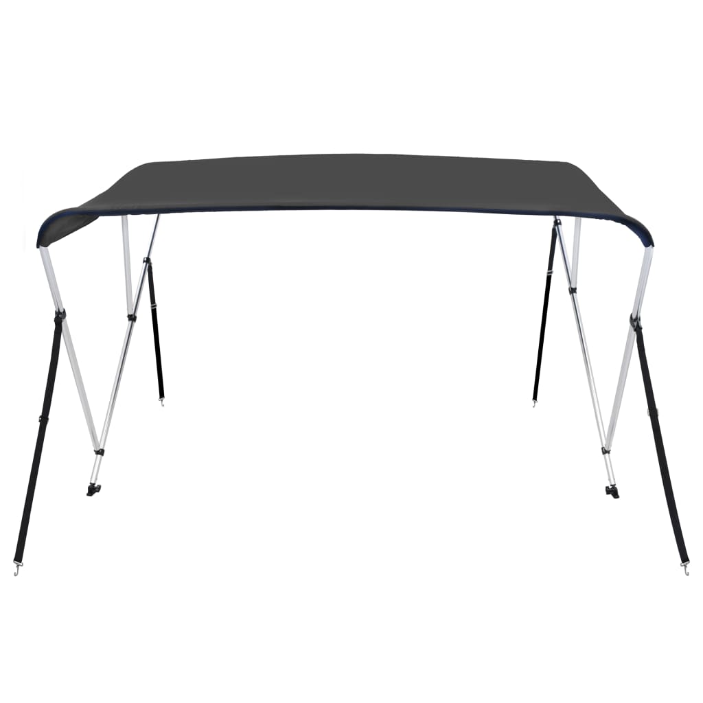 Biminitopp 3-buet antrasitt 183x196x137 cm