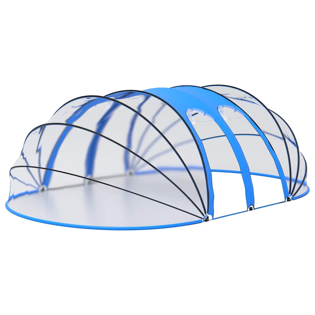 Bassengkuppel oval 620x410x210 cm