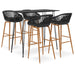 Barsett 5 deler svart