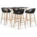 Barsett 5 deler svart