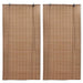 Rullegardiner 2 stk bambus 80x160 cm brun