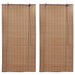 Rullegardiner 2 stk bambus 120x220 cm brun vidaXL