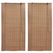 Rullegardiner 2 stk bambus 150x220 cm brun