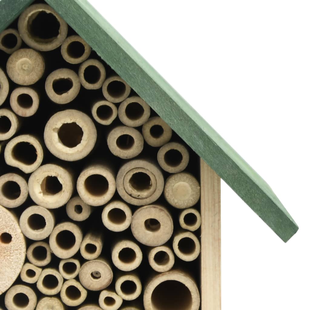 Insekthoteller 2 stk 23x14x29 cm heltre gran vidaXL