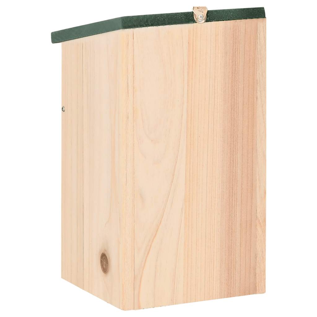 Fuglehus 10 stk heltre gran 12x12x22 cm vidaXL
