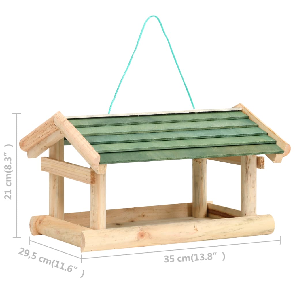 Fuglemater heltre 35x29,5x21 cm vidaXL