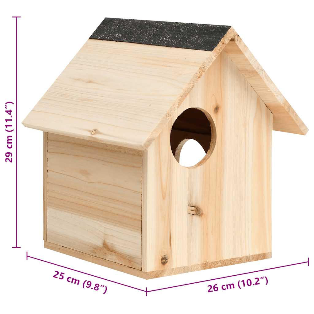 Ekornhus heltre gran 26x25x29 cm vidaXL