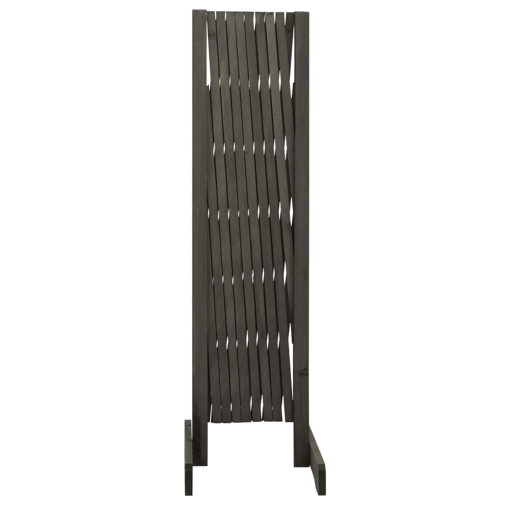 Espaliergjerde grå 180x100 cm heltre gran