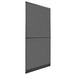 Svingbar Insekt Skjerm Anthracite og svart 100 x 215 cm