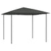 Paviljong 3x3x2,6 m antrasitt 160 g/m²