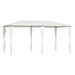 Paviljong med stolpetrekk 2,98x5,3x2,59 m krem 160 g/m²