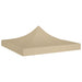 Teltduk for festtelt 3x3 m beige 270 g/m²
