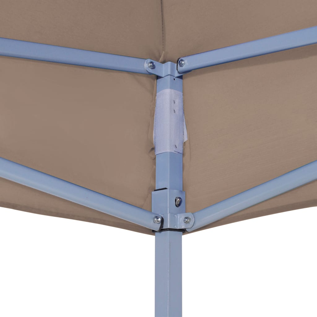 Teltduk for festtelt 3x3m gråbrun 270 g/m²