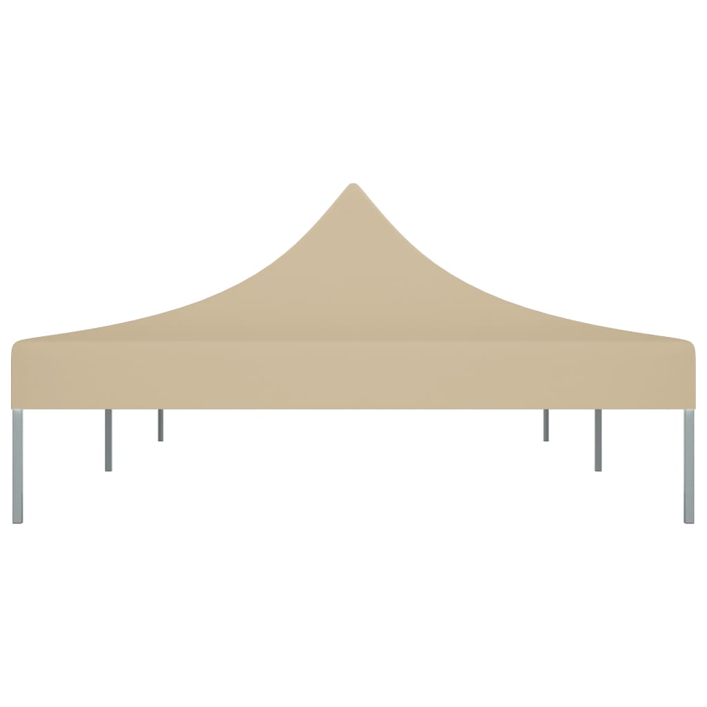 Teltduk for festtelt 6x3 m beige 270 g/m²