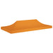 Teltduk for festtelt 6x3 m oransje 270 g/m²