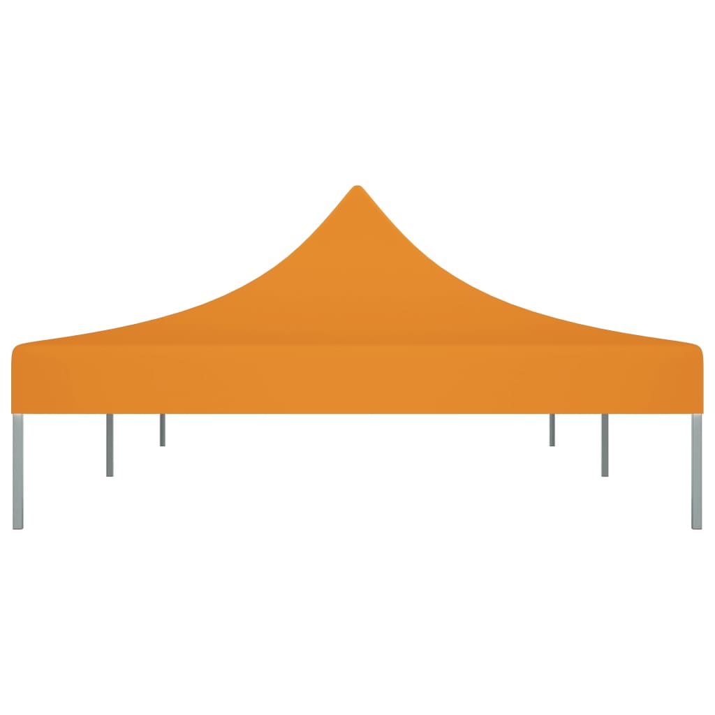 Teltduk for festtelt 6x3 m oransje 270 g/m²