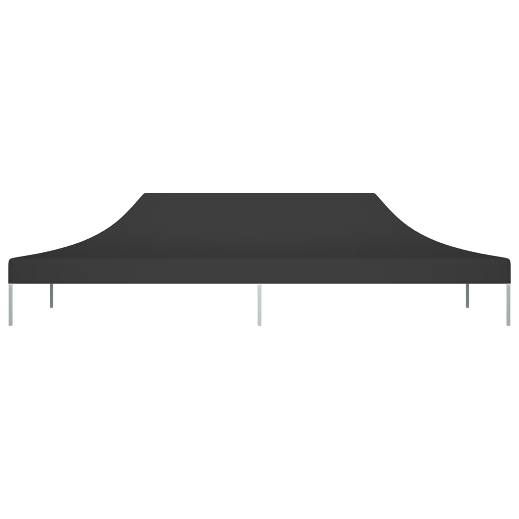 Teltduk for festtelt 6x3 m svart 270 g/m²