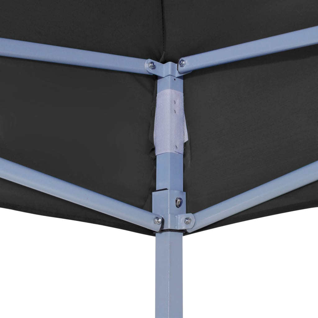 Teltduk for festtelt 6x3 m svart 270 g/m²