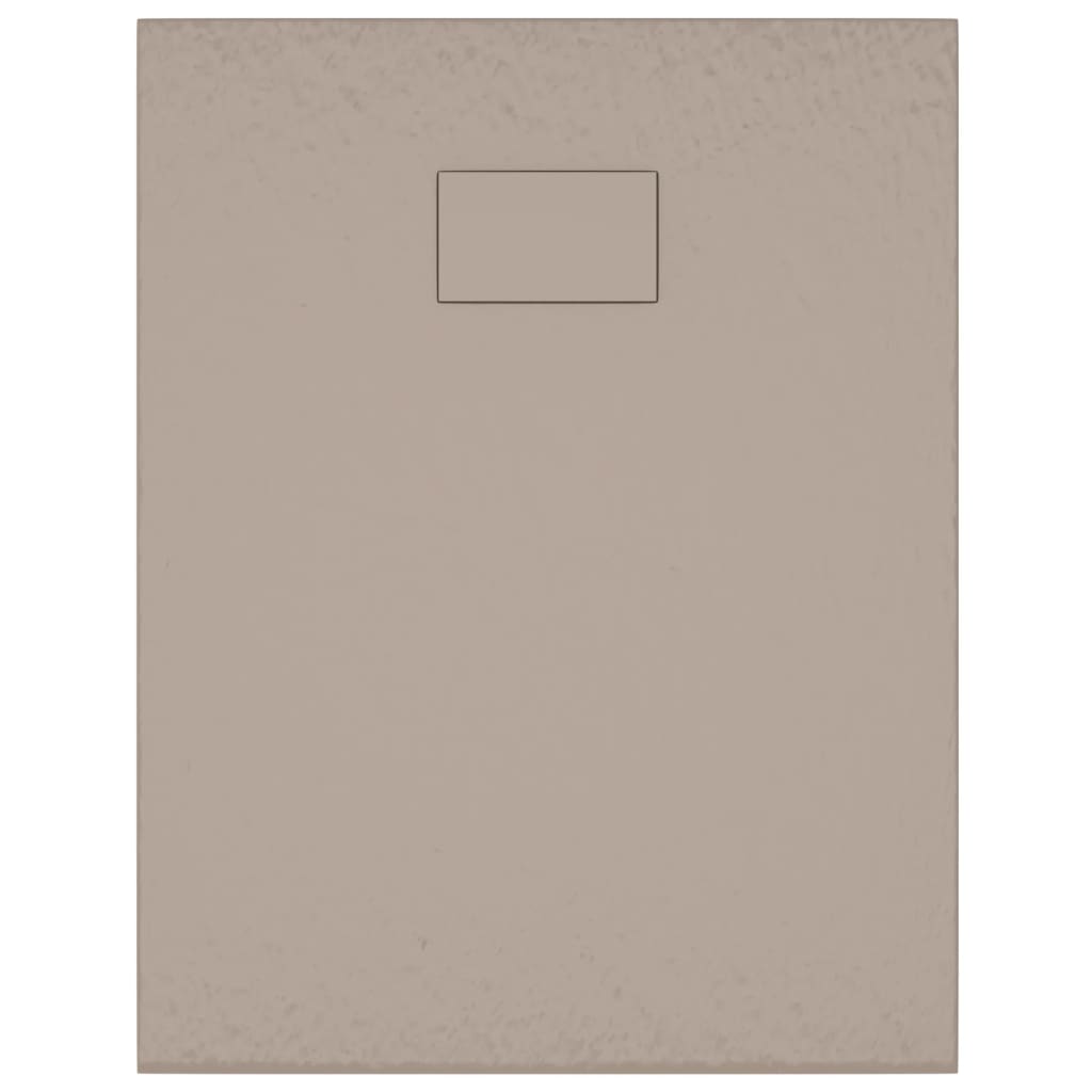 Dusjbrett SMC brun 90x70 cm