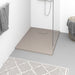 Dusjbrett SMC brun 90x70 cm