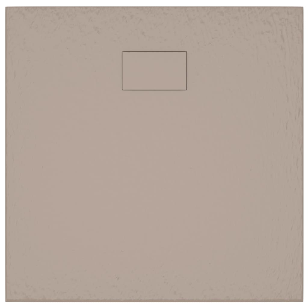 Dusjbrett SMC brun 90x80 cm