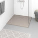 Dusjbrett SMC brun 90x80 cm