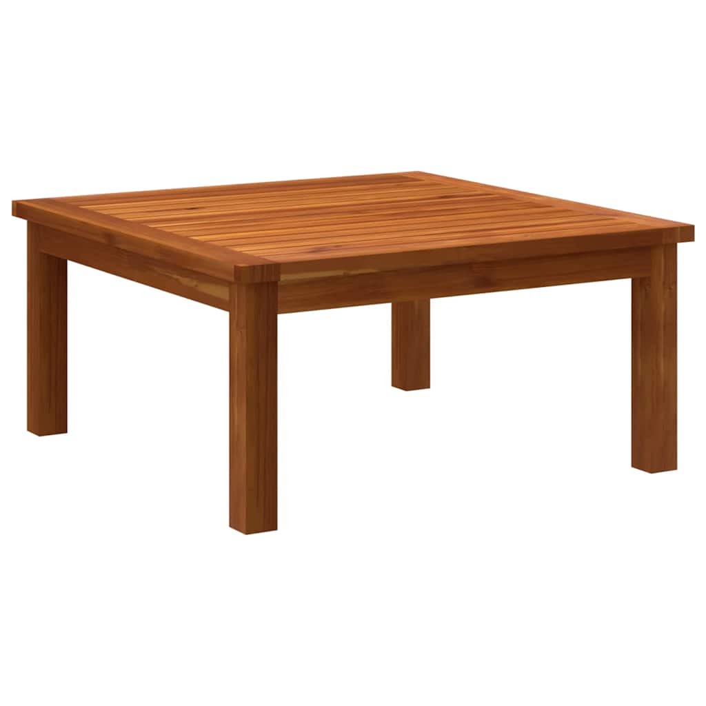 Utendørs salongbord 63x63x30 cm heltre akasie