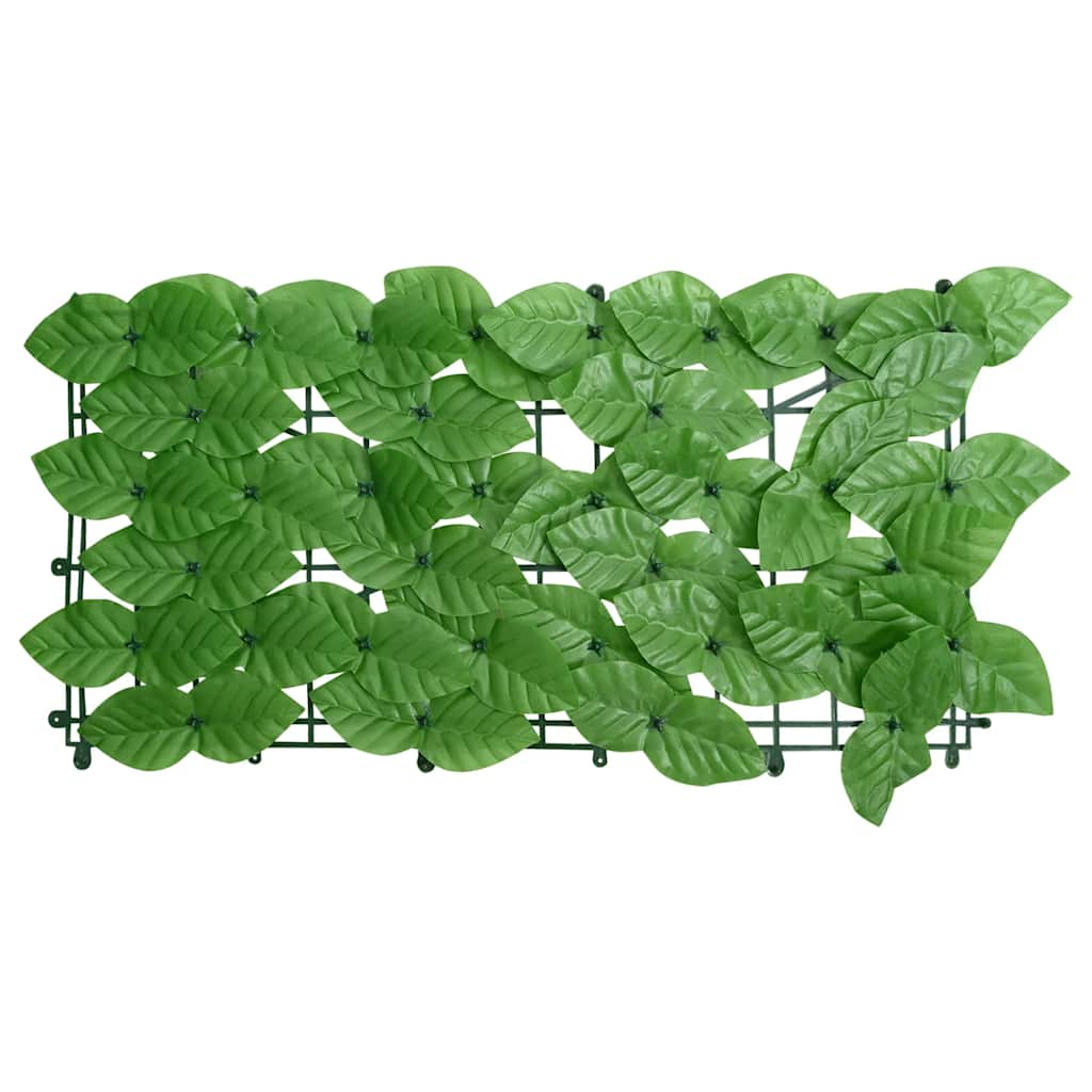 Balkongskjerm med grønne blader 600x150 cm