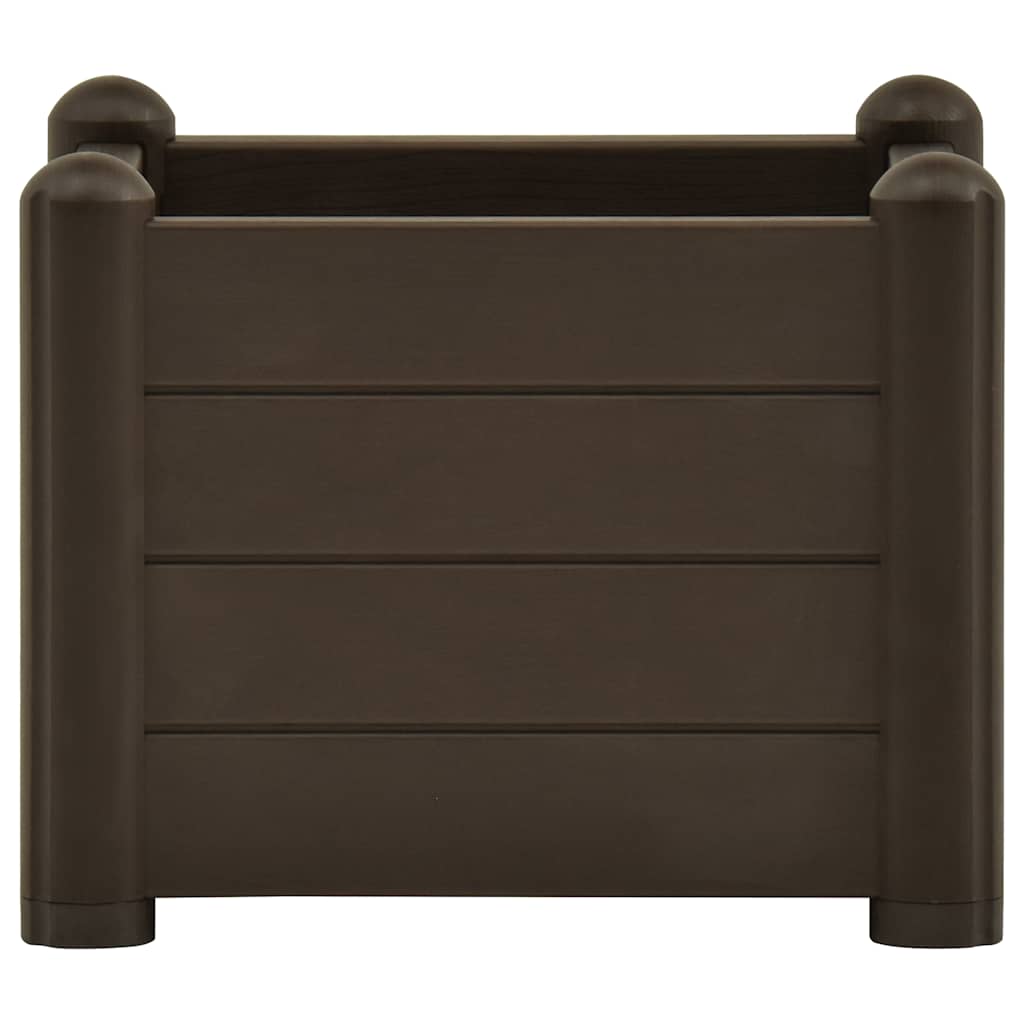 Høybed PP mocca 43x43x35 cm