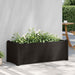 Høybed PP antrasitt 100x43x35 cm