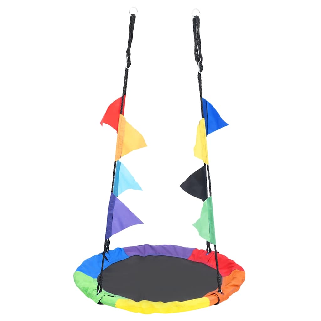 Regnbuehuske med flagg 100 cm
