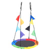 Regnbuehuske med flagg 100 cm