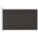 Gjerdepanel WPC 175x105 cm svart