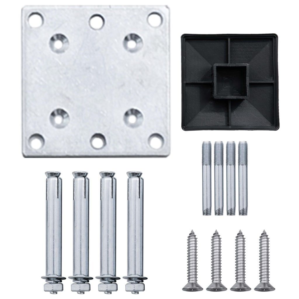 Gjerdepanel WPC 95x186 cm brun