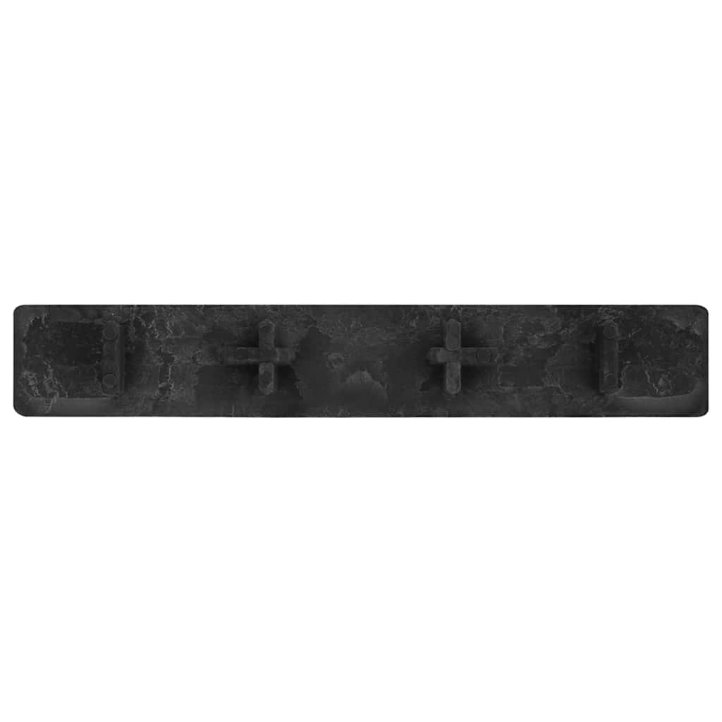 Endehetter for terrasebord 10 stk svart plast vidaXL