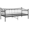 Ramme til sovesofa svart metall 90x200 cm