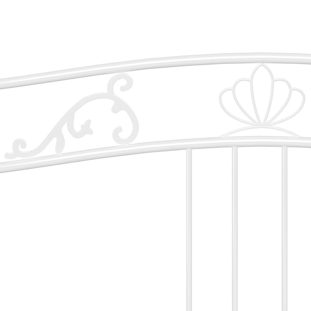 Ramme til sovesofa hvit metall 90x200 cm