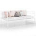 Uttrekkbar ramme til sovesofa hvit metall 90x200 cm