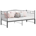 Uttrekkbar ramme til sovesofa svart metall 90x200 cm