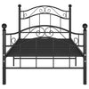 Sengeramme svart metall 90x200 cm
