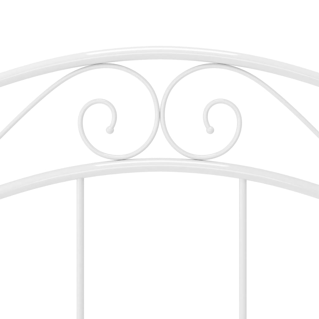 Sengeramme hvit metall 90x200 cm