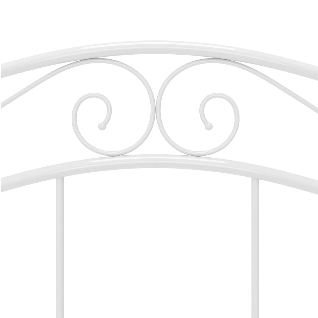 Sengeramme hvit metall 120x200 cm