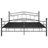 Sengeramme svart metall 160x200 cm