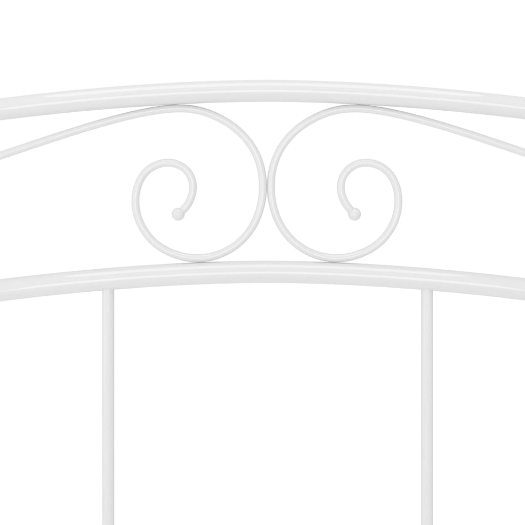Sengeramme hvit metall 160x200 cm