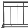 Sengeramme svart metall 100x200 cm